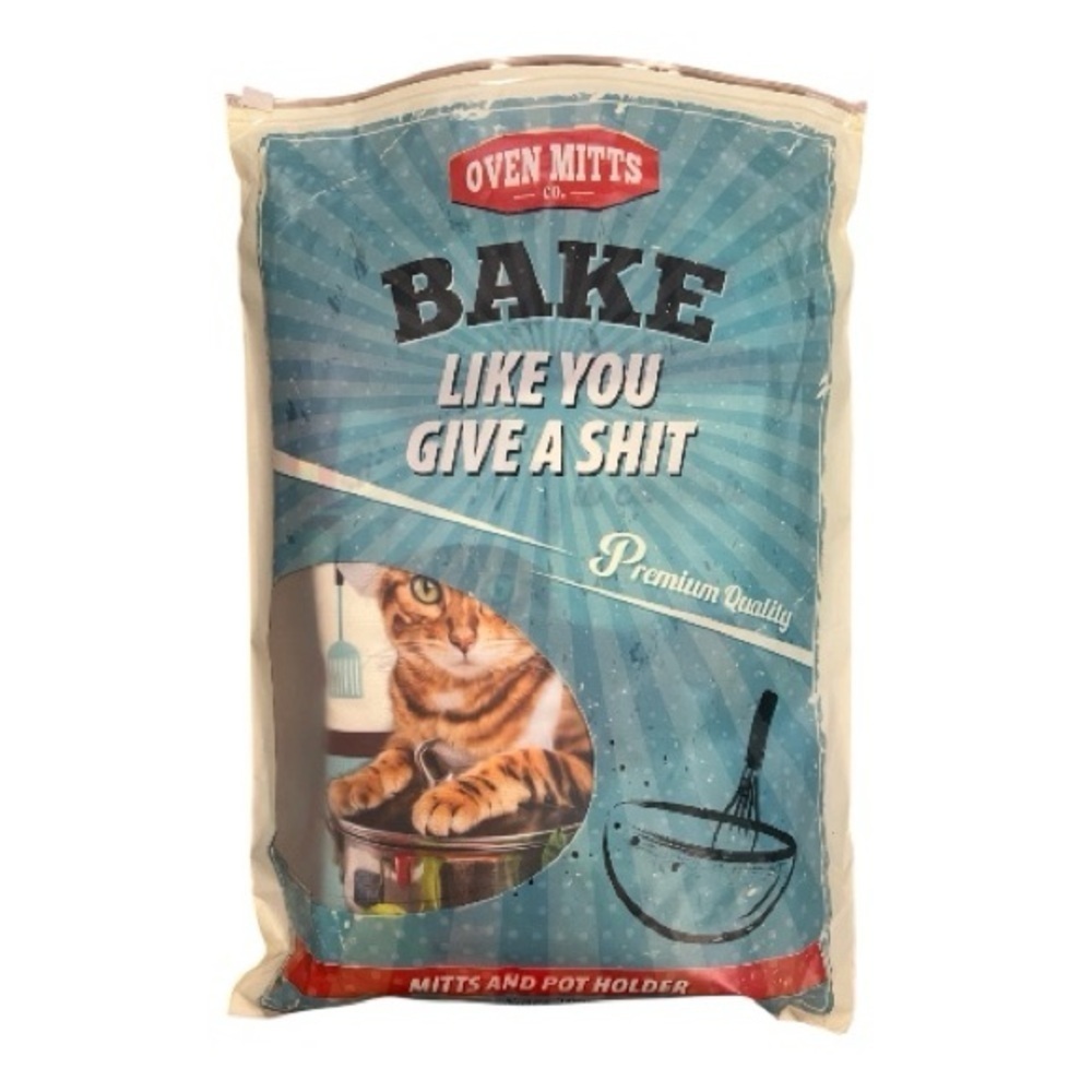 Oven Mitt Co. One of a Kind Glove Shape & Pot Holder Bake Like You Give A S*** - Picture 7 of 7
